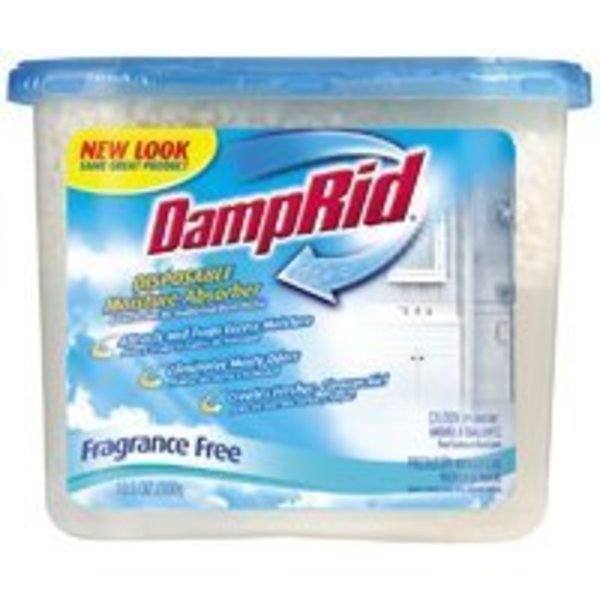Damprid DampRid FG100 Fragrance-Free Disposable Moisture Absorber, Solid, 10.5 oz Tub FG100